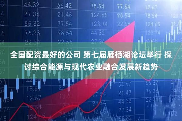 全国配资最好的公司 第七届雁栖湖论坛举行 探讨综合能源与现代农业融合发展新趋势